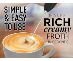 Milk Frother Handheld Foam Maker For Lattes