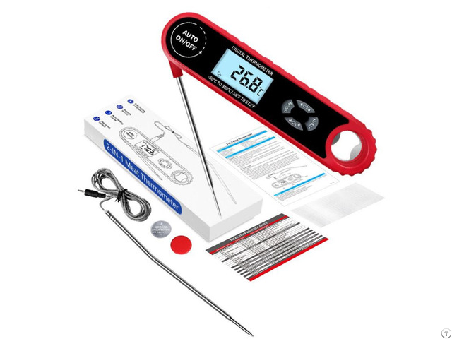 Instant Read Meat Thermometer For Grill And Cooking