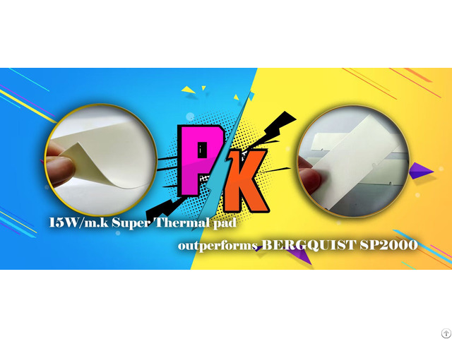 15w M K Super Thermal Pad Outperforms Bergquist Sp2000