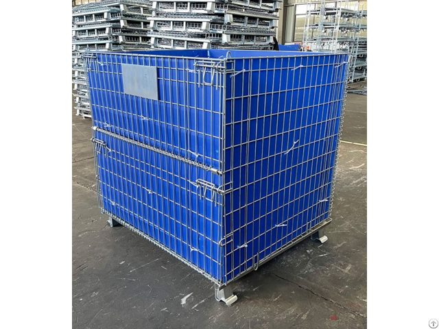 Wire Container With Pp Sheet