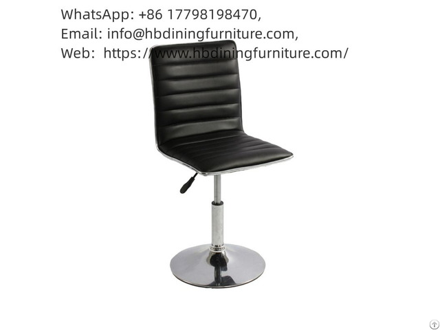 Pu Swivel Office Chair With Leather Metal Base Dc U69s