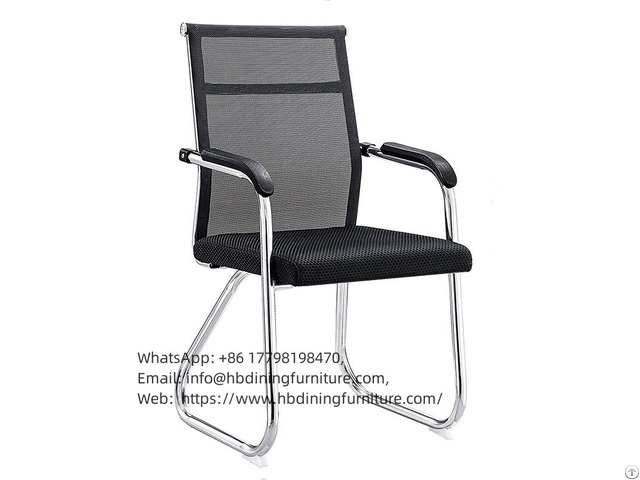 Mesh Fabric Office Chair With Armrests Dc B12