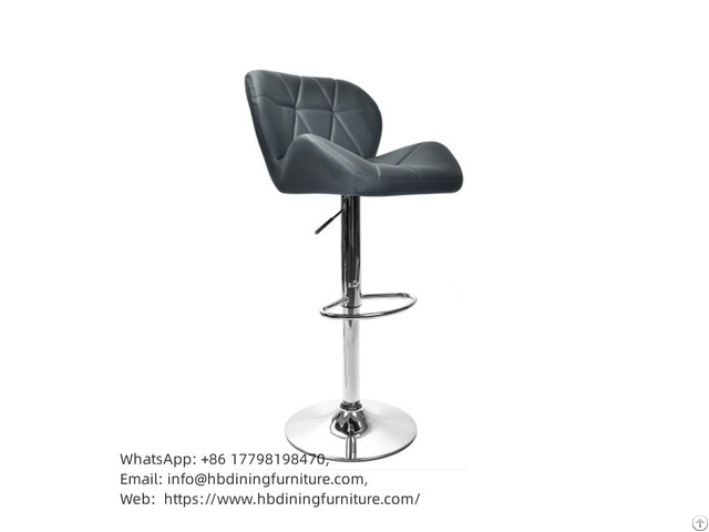 Leather Chairs Swivel Bar High Adjustable Db U06s