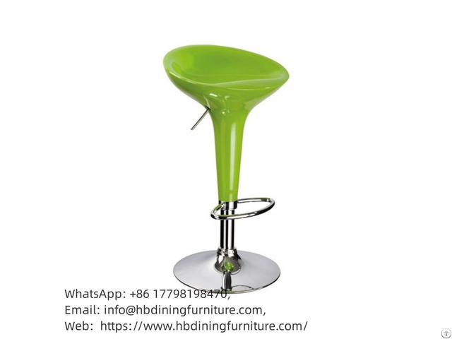 Plastic Bar Chair With Adjustable Disc Base Db P10s