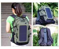 Outdoor Solar Panel Business Laptop Backpack With Usb Charger Port