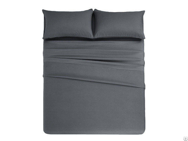 Four Piece Microfiber Bed Sheets Set