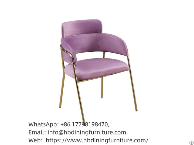 Velvet Sofa Chair High Back Iron Leg Dc R02