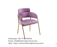 Velvet Sofa Chair High Back Iron Leg Dc R02
