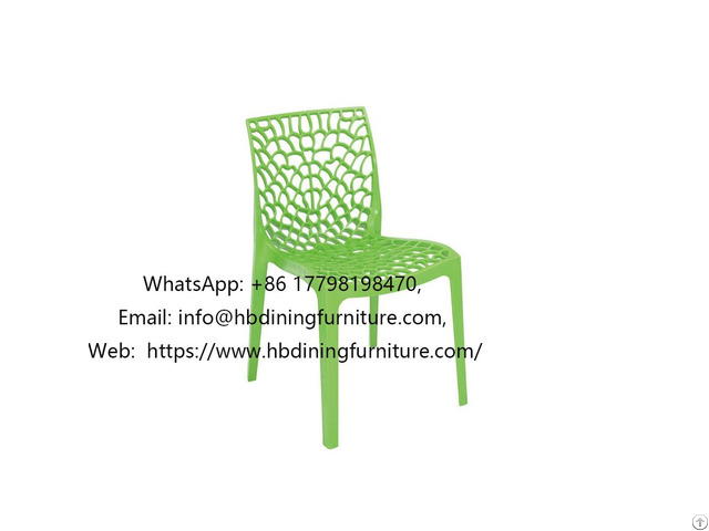 Loophole One Piece Plastic Chair