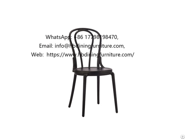 Industrial Style One Piece Plastic Chair