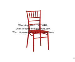 Red Plastic Tiffany Chair