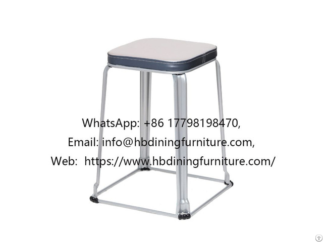 Temporary Seat Leather Stool