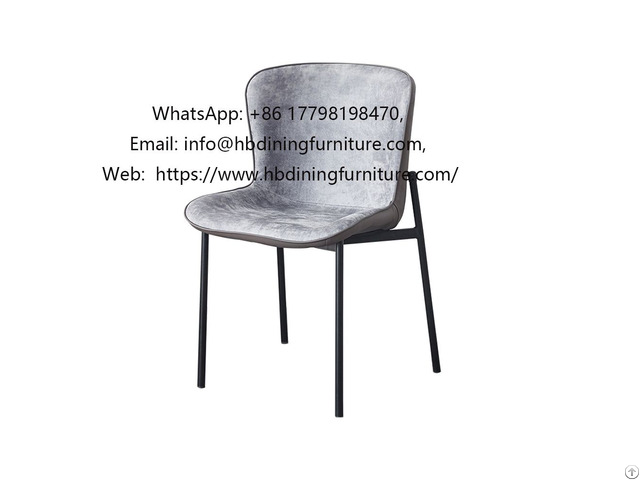 Gray Leather Dining Chairs