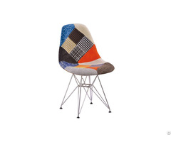 Multicolor Fabric Upholstered Dining Chair Dc F01m