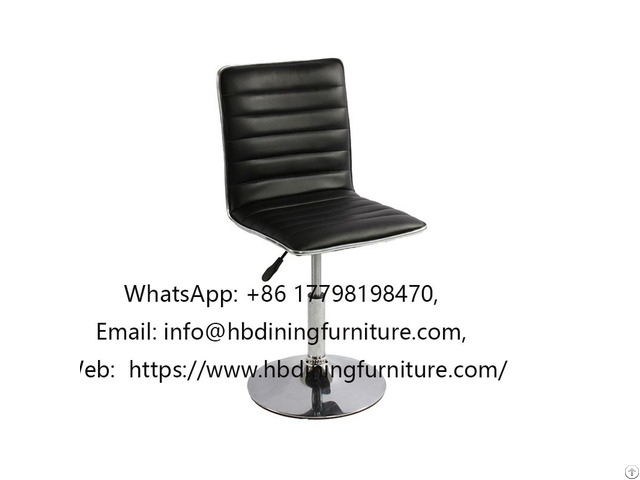 Plaid Five Claw Leather Disc Office Chair