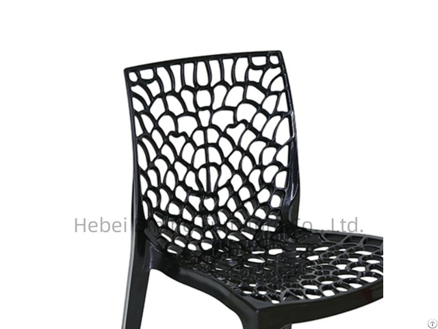 Customization Support Full Plastic Modern Leisure Style Dining Chair