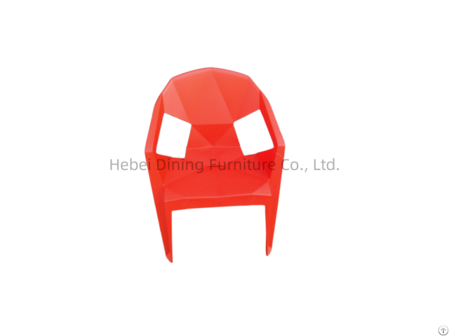 Multi Color Full Plastic Dining Chair With Backrest For Restaurant