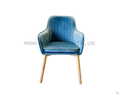 Furniture Modern Luxury Style Soft Upholstered Velvet Backrest Dining Chair