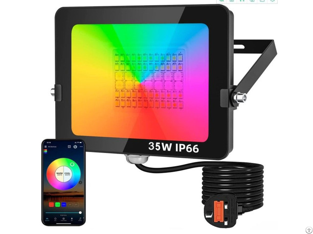 35w 50w Rgb Rgbw App Control Reflector Led Floodlight