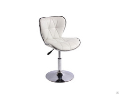 Swivel Pu High Stool With Backrest For Home Dc U62s