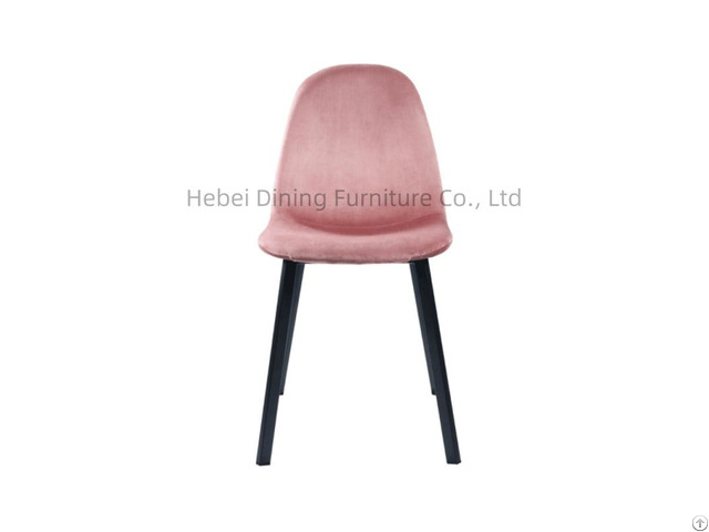 Soft Upholstered Velvet Backrest Dining Chair