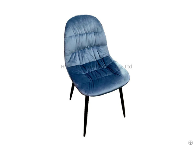 Fabric Upholstered Dining Chair Painting Legs