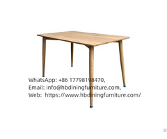 Mdf Table Rectangular Dining High Legs Wooden Dt M07