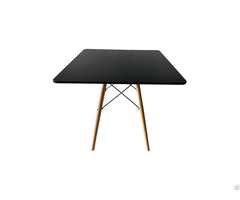 Mdf Dining Table With Wooden Legs Dt M01f