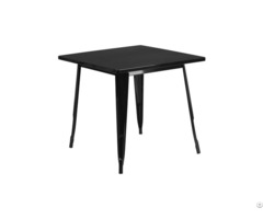 Square Iron Dining Table Dt T06