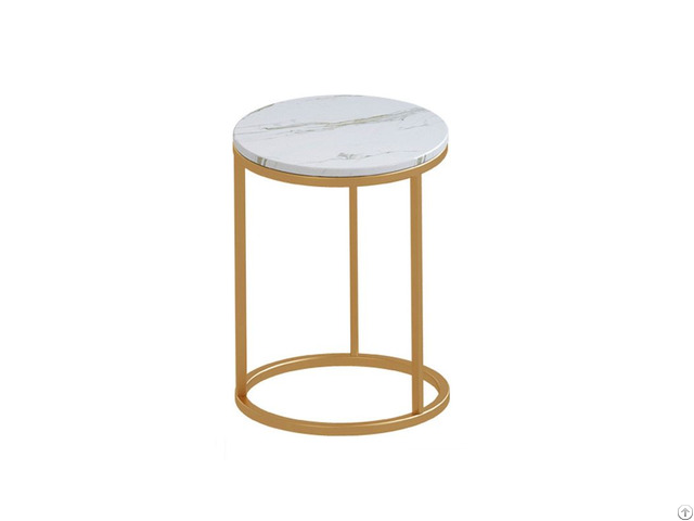 Metal Frame Marble Dining Table Dt S06