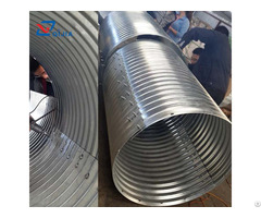 Small Diameter Two Plates Assembly Corrugated Steel Pipe Culvert