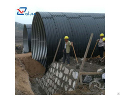 Asphalt Painting Multi Plates Assembly Corrugated Steel Pipe Highway Culvert