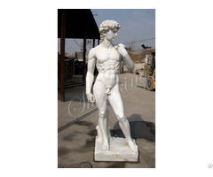Factory Price Michelangelo White Marble David Statue For Outdoor Garden And Home Decor