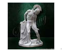 Classical White Marble Greek Achilles Statue For Garden And Home Decor