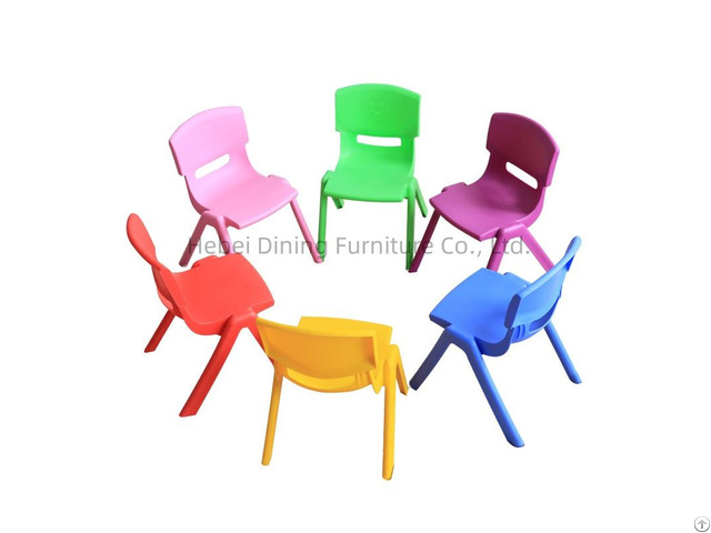 Colorful Stackable All Plastic Children S Dining Chair