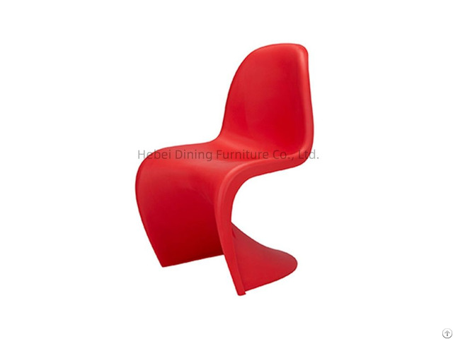 S Shape Dining Chair Elegant Fiberglass