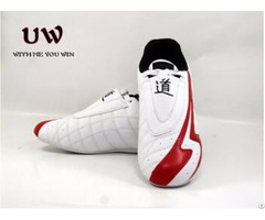 Uwin New Discipline Martial Arts Shoes White And Red Tkd Tae Kwon Do