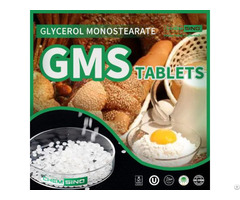 Gms Tablets Glycerol Monostearate Tablet