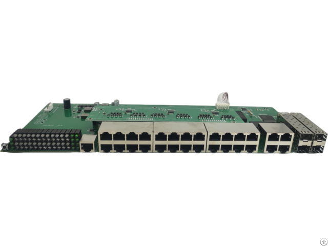 Switch 24 Poe Ports 370w With 4 X 1gb Sfp Uplinks Pcba Board