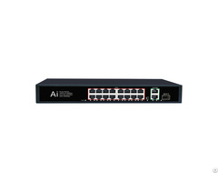 Gigabit Ethernet 16 Port L2 Poe Switch Ports 125w With 2 1gb Sfp Uplinks