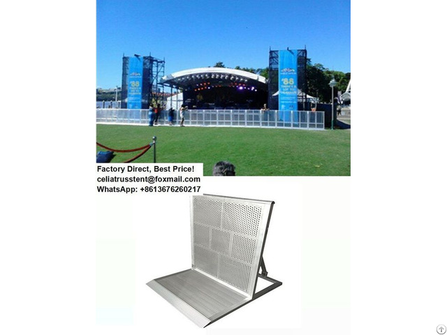 Aluminum Stage Barriers For Trade Shows Event