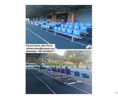 Moveable Bleacher Seating Structure 3 Rows Size Bleachers Seats