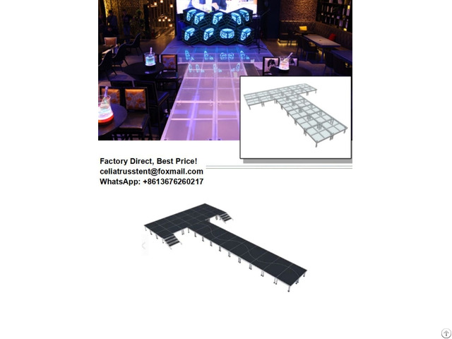 Wedding Glass Stage Structure Acrylic Platform Staging GuangZhou ...