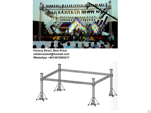 Portable Staging Truss Beam Lighting Effect For Outdoor Events