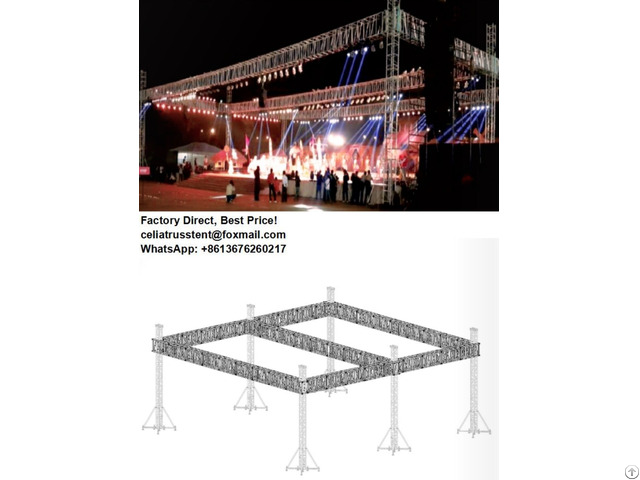 Lightweight Aluminum Truss Lighting Trusses Beam 400mm X 600mm Specification