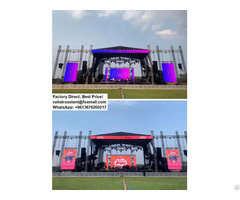 Stage Roof System Aluminum Trussing Big Size Stages Truss Design
