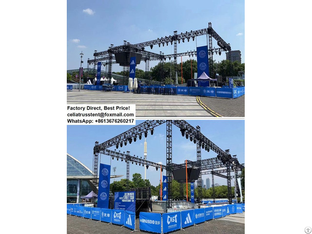 Black Truss For Outdoor Concert Stage 20m Span