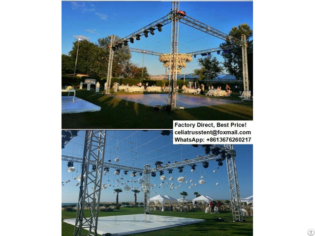 Outdoor Party Stage Truss System Event Show Staging Trusses Design