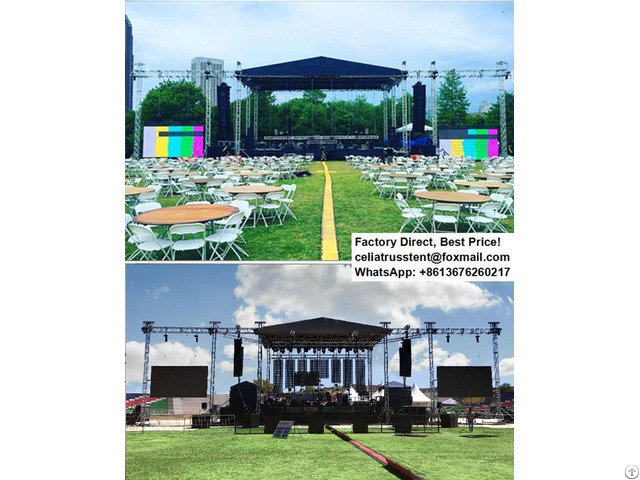 Big Roof Tents Stage Truss Tent Trusses For Outdoor Stages Events