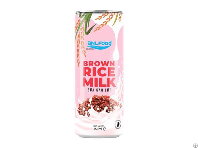 250ml Best Natural Brown Rice Milk Drink From Vietnam Beverage